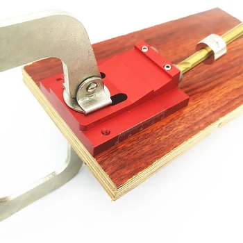 9.0 mm Hliník Šikmý Otvor Puncher Hmoždinky Jig Pocket Díra Vrták, Návod na zpracování Dřeva Truhlářství Sada Nástrojů pro DIY Tesařské Nástroje