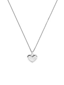 925 sterling silver klíční kost řetěz s láskou náhrdelník in shell přívěsek náhrdelník krátký náhrdelník šperky pro ženy, dárky