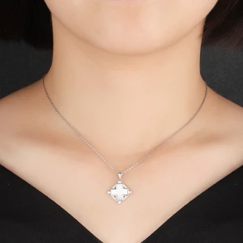 925 Sterling Silver Pro Ženy, Cross Pearl Ústřice Přívěsky Módní Šperky Shell Dárek Nové Příjezdu 2018 (Jewelora NE102578)