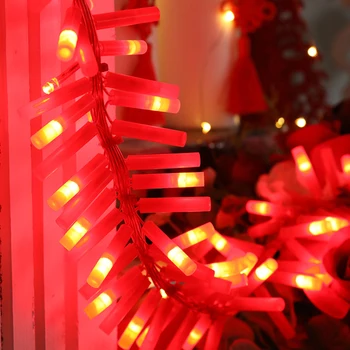 92LED 1,35 m Elektronické Žabka Svítilna se Zvukem Lampa AC220V led string světla Pro Nový Rok Vánoční Dekorace čínský styl