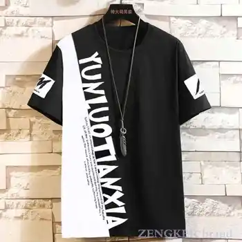 9XL nadrozměrných velké velikosti plus velikosti hip hop bavlna, kolem krku krátký rukáv t-shirt módní 160kg vtipné trička 11XL 10XL