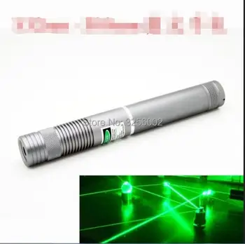 AAA Vysoký výkon Vojenské 1000w 100000m 532nm Zelené laserové ukazovátko LAZER Svítilna Hořící zápas hořet cigarety+brýle Lov