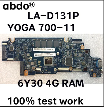 Abdo BIZY1 LA-D131P pro Lenovo YOGA 700-11ISK YOGA 700-11 notebook základní deska CPU M3 6Y30 4G RAM test práce
