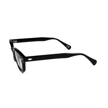 Acetát Optické Brýle Rám Muži Ženy Retro Kolo Brýle Transparentní Malý Střední Brýle Rám Předpis Brýle