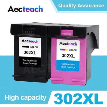 Aecteach Kompatibilní Pro HP302 Výměnu Inkoustové Kazety pro HP 302 XL 302XL Kazety Deskjet 1110 1111 1112 2130 2131 Tiskárny