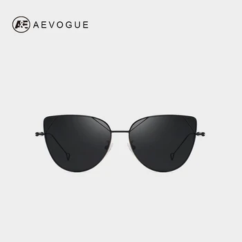 AEVOGUE sluneční Brýle, Ženy, Kočičí Oko Vintage Brýle Značky Design Feminino Roztomilé Zelené Pokovování Oculos De Sol UV400 AE0761