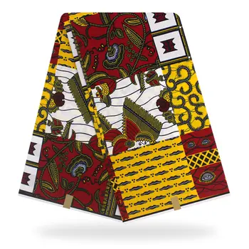 Africké vosk, otisky tkaniny šaty opravdový měkké bavlny 6 metrů zárukou skutečné vosk pro patchwork šicí šaty tkanina