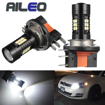 AILEO 6W H15 LED Auto Mlhové Světlo Žárovka, Bílé Světlo 12V 24V 360 Stupňů 1200lm 6000 Auto Hlavu Světlo Mlhové Světlomety s 21 SMD Led diody