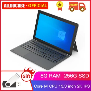 Alldocube KNote 8 Lite 13.3 palcový displej s 2K IPS, Intel Core-M a Windows 10 Tablet M3-6Y30 Tablet PC 8GB RAM 256 GB ROM, SSD KNote8 win10
