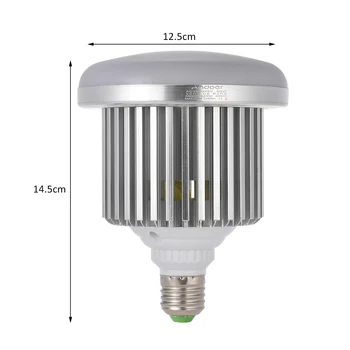 Andoer E27 50W LED Photo Studio Light Žárovka Lampa Nastavitelný Jas 3200~5600 w/Dálkové Ovládání Video Světlo Žárovka AC185-245V