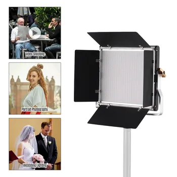 Andoer LED Video Světlo Panel Fill-in Lampa 480 LED Korálky Nastavitelný Jas 3200K-Barevná Teplota 5600 k Studio Photography