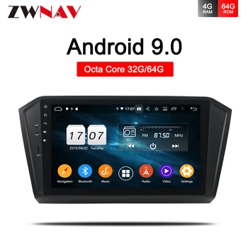 Android 9.0 auto rádio multimediální přehrávač Pro VW passat 2016 auto dvd gps navigace audio video přehrávač stereo typ rekordéru