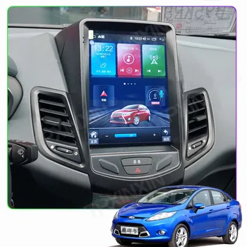Android 9 4+64G PX6 Pro Ford Fiesta 2008 2009 2010 2011 - 2016 Vertikální Tesla IPS Displej Auto Multimediální Přehrávač, Rádio Headunit
