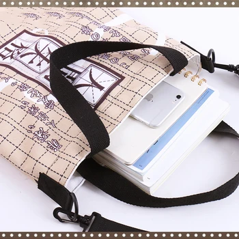 Anime Bungo Toulavých Psů Osamu Dazai Cosplay Plátno Taška Messenger Bag Přenosná Módní Školní Taška Casual Taška Přes Rameno