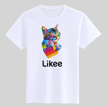 Anime karikatura děti t tričko pro chlapce topy oblečení pro dívky tričko kawaii holka líbit cat graphic tee dětské oblečení T-shirt 2020