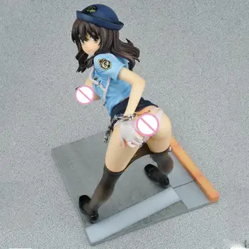 Anime Nativní Sexuální Policie Sexy Dívka 1/7 Měřítku PVC Akční Obrázek Toy Socha Dospělé, Sběratelské Model Panenka Dárky 20CM