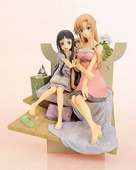 Anime Sword Art Online Asuna A Yui Viněta Obrázek 1/8 PVC Socha Nové v Krabici