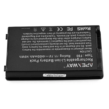 Apexway Laptop Baterie pro ASUS F8 F80 F80H F80A F80S F80L F80Q F80M F81 F81SE X82SE F83 F50S X61 X61W X61S X61GX X61SL X61Z