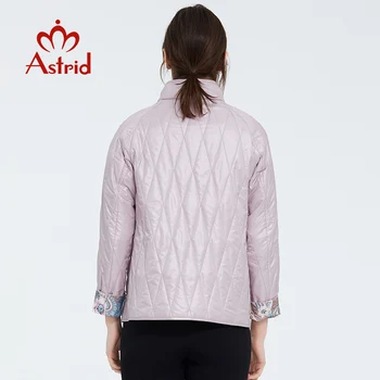 Astrid 2020 nové Jarní módní Krátké ženy kabát Stojan límec vysoce kvalitní ženy Vynosit trend Městské Tenkou Bundu JSEM-9423