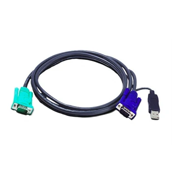 ATEN Původní KVM Přepínač, Kabel 1,2 m 1,8 m 3m 5m Délka USB VGA KVM extender Dat konektor USB KVM Kabel s 3 v 1 SPHD