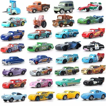 Auta Disney Pixar 34 Stylu Cars 3 McQueen Jackson Bouře Smokey Diecast Kovové Auto Model Narozeniny chlapec Dárek Hračka Pro Dítě Chlapci Nejlepší