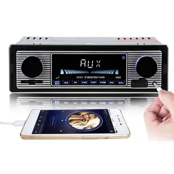 Auto Auto Rádio Bluetooth Vintage MP3 Multimediální Přehrávač, NÁM, Vintage Auto, Bluetooth, Rádio, MP3 Přehrávač, Stereo USB/AUX Stereo Audio FM