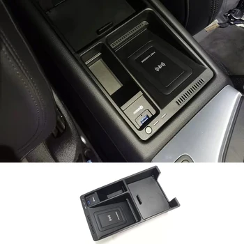 Auto Bezdrátová Nabíječka Pro Audi A4L A5 S5 S4 2017-2020 Mobilní Telefon Rychlé Nabíjení Desky Držák Příslušenství