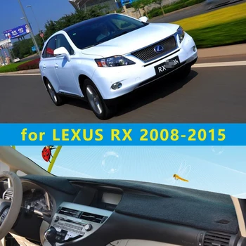 Auto dashmats auto-styling příslušenství palubní desky kryt pro lexus rx350 rx270 rx300 rx450h 2008 2009 2010 2012 2013