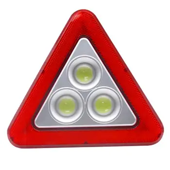 Auto dodávky multi-funkční nouzové trojúhelník varování podepsat s LED světly varování rám COB reflektor
