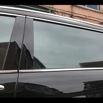 Auto Okna Prostředním Sloupci Panel Kryt Střihu Pro BMW F07 F34 F45 F16 F25 F30 F48 F15 G30 7 Série Black Mirror PC Flitry Obtisky