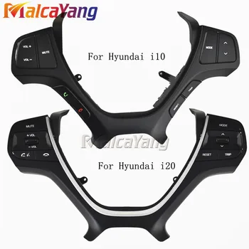 Auto -styling tlačítka PRO Hyundai i10-2017 i20-2018 Multifunkční volant ovládací tlačítka
