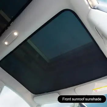 Auto Střešní Okno Odstín Skládací Slunečník Tepelně Izolovat Slunečník Sun Odstín Výše První Řadě Pro Tesla Model 3 Sklo Stínítko