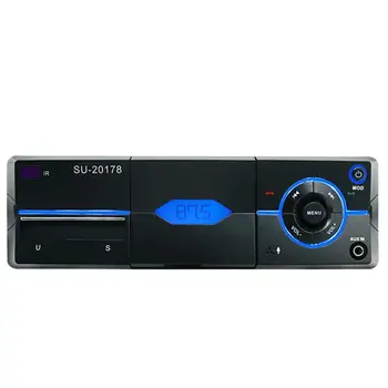 Autorádio 1 Din, MP3 Přehrávač, Stereo Multimediální Přehrávač, Bluetooth, FM, Dálkové Ovládání, USB Rádio s Držák Mobilního Telefonu