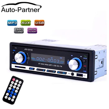 Autorádio usb Bluetooth V2.0 Autoradio JSD8 Auto Stereo Audio In-dash FM Aux Vstup Přijímač ReceiverUSB MP3 MMC WMAautoradio
