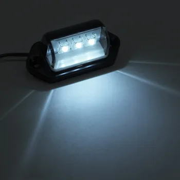 AUTOUTLET 3 LED Licence spz, Světla, Lampy, Nízká Spotřeba energie Vodotěsné Světlo Pro Nákladní Vůz Van Trailer 12V/24V
