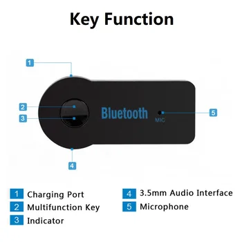 AUX Audio Hudební Car Bluetooth Přijímač Příslušenství Pro Ford Kuga MK4 4 Mustang Uniknout Tranzitní KA Ecosport MK2 MK3 Galaxy MK6 MK7