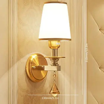 B010 Moderní Minimalistická Led Crystal Nástěnné Světlo Lampy Pro Ložnice, Obývací Pokoj Obor TV Pozadí Zeď, bytové Dekorace