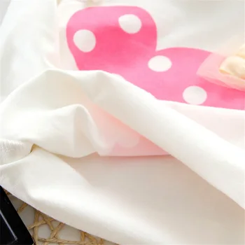 Baby Girls Minnie Oblečení Set Módní Luk tričko+ Kalhoty Suit Děti Bavlněná Tepláková souprava Mickey Děti na Jaře Dlouhý Rukáv Šaty