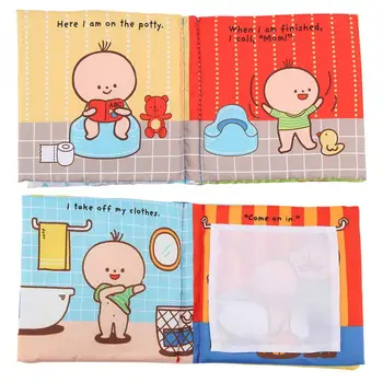 Baby Soft Hadřík Kniha Dětská Rané Kognitivní Vývoj Vzdělávacích Vana Klidné Knihy Interaktivních Knih pro Děti, První Kniha