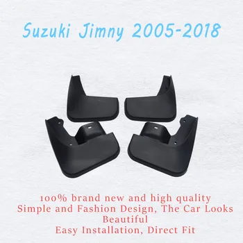 Bahno klapky pro Suzuki jimny 2005-2018 Blatníky Fender jimny Bahno klapky splash Stráže Blatník Blatníky auto doplňky, Přední Zadní