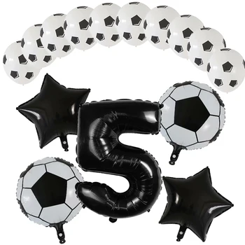 Barcelona fotbalový dres fotbalové Párty helium balónky Chlapeček 1 2 3 narozeniny Dekorace latex Fotbalové Dodávky děti, Hračky, balónky