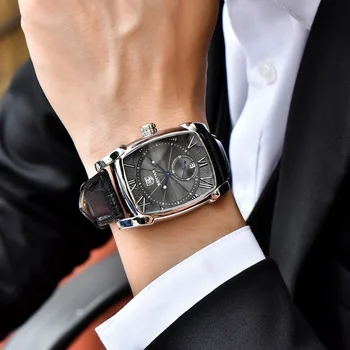 BENYAR módní ležérní pánské sportovní hodinky top značky luxusní business quartz hodinky kožené pánské vodotěsné hodinky reloj hombre