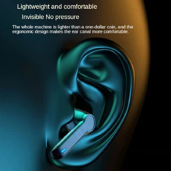 Bezdrátová Sluchátka TWS Bluetooth 5.0 v-Ear IPX7 Vodotěsné Hluboké Basy Sluchátka Vestavěný Mikrofon Headset fones de ouvido bluetooth
