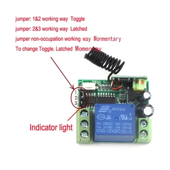 Bezdrátové Dálkové Ovládání Přepínač Radio Přepínač 1CH Relé Přijímač Vysílač Pro Motorová Brány Osvětlení Learning Code 315Mhz