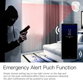 Bezdrátové Čidlo Pohybu PIR Lidské Tělo Infračervené Bezpečnostní Alarm, Detektor LED Bliká centrál Dálkový, Alarm Tuya Inteligentní Život Chytrý Domácí Gadgets