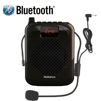 Bezdrátový Bluetooth Reproduktor, Mikrofon, Hlasové Zesilovač Booster Megafon Reproduktor Pro Výuku Průvodce FM Rádio TF Karty