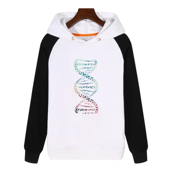 Biologie DNA Mikiny módní muži ženy Mikiny zimní Streetwear, Hip hop Mikina Oblečení Tlusté Rouno GA373