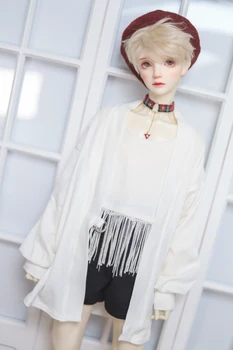 BJD doll oblečení suitablefor 1/3 mužské SD10 ženské POPO68 velikost pruhovaný svetr s dlouhým rukávem doll příslušenství