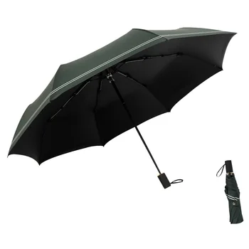 BLA Nový Čistý Stipe Módní 3-Skládací Deštník Pro Dívky Ženy UV Nepromokavé Deštník Slunečník Déšť, Slunce, Světla, Deštníky YD200216