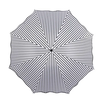 BLA Pruhované Krajky Skládací Deštník, Déšť Ženy uv Černý Povlak odolný proti Větru Deštník Pro Dámské Přátelství Značkové Deštníky YS635